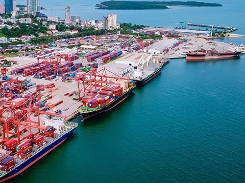 Hafen von Sihanoukville