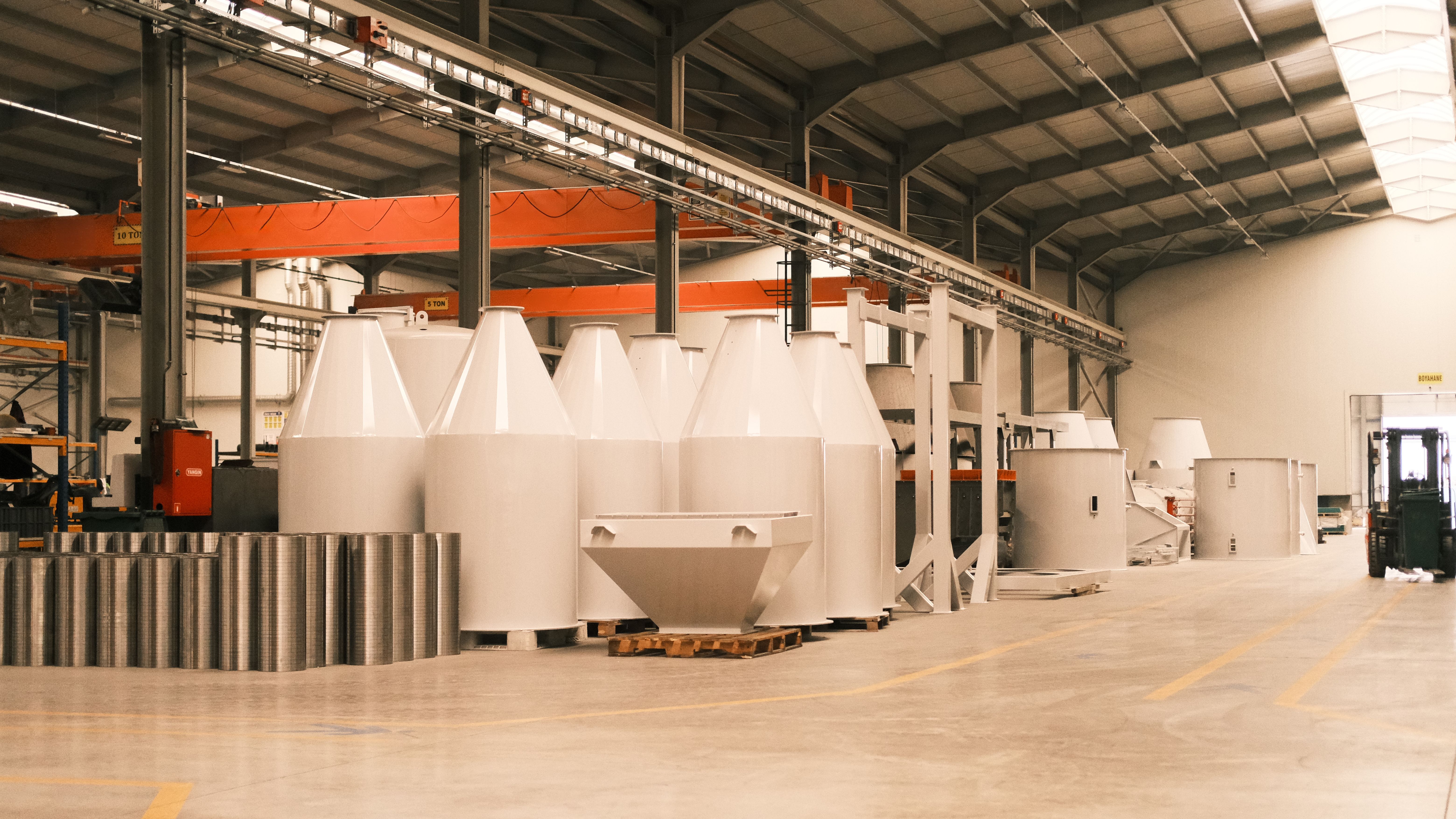 Équipements de production en usine