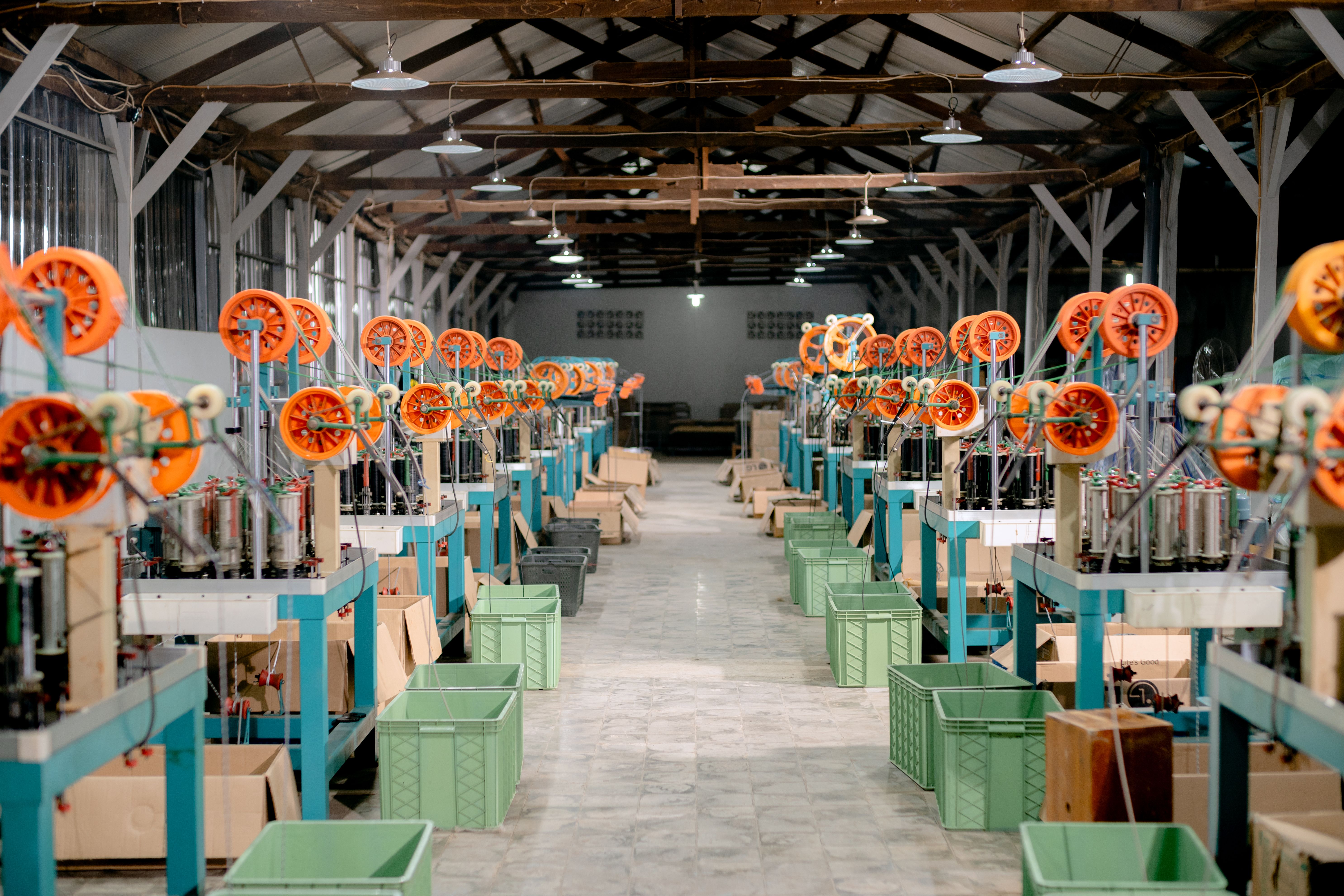Intérieur d’une usine de production